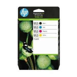 HP Compaq HP 953 4-Pack CMYK(4) Original Combo Ink Cartridge - 6ZC69AE#LS1