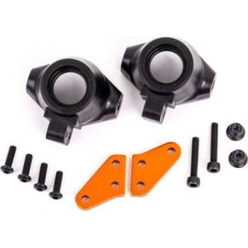 Traxxas предна главина алуминиева оранжево анодирана (лява и дясна)