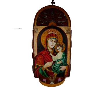  ДОМАШЕН ИКОНОСТАС БОГОРОДИЦА С МЛАДЕНЕЦА