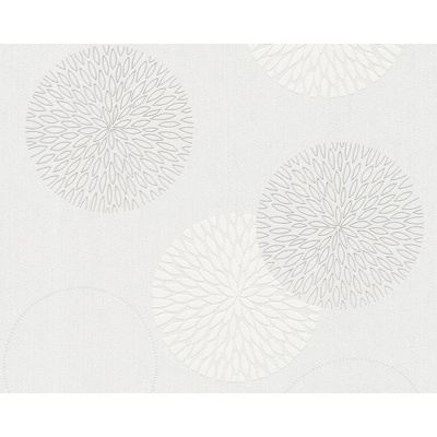 A.S. Création 937922 Vliesová tapeta na zeď Shades of White, rozmery 0,53 x 10,05 m