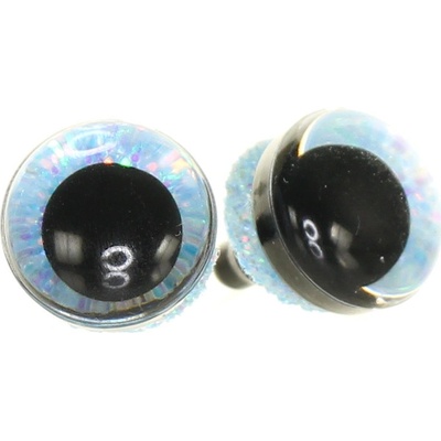 Oči třpytivé ledové 14 mm