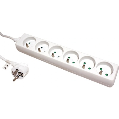 PremiumCord pp6-10 prodlužovací kabel 10m 6 zásuvek