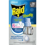 Raid Family elektrický odparovač tekutý proti komárom náhradná náplň 30 nocí 21 ml