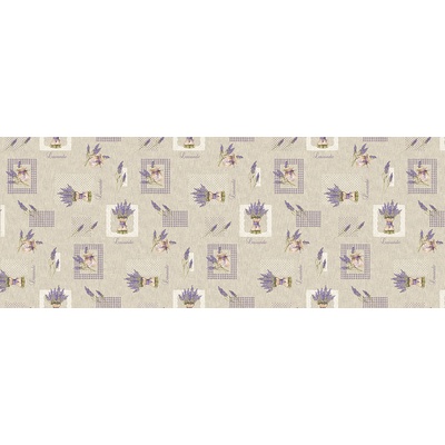 Sanem Plastik 1311-00 PVC ubrus Florista levandule 3 role role 20 m 140x2000 cm