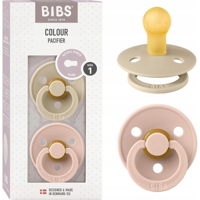 Bibs Colour Vanilla Blush vanilková ruměncová 2 ks