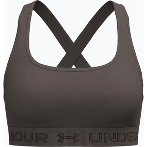 Under Armour Спортен сутиен Under Armour Crossback Mid peppercorn/kona brown
