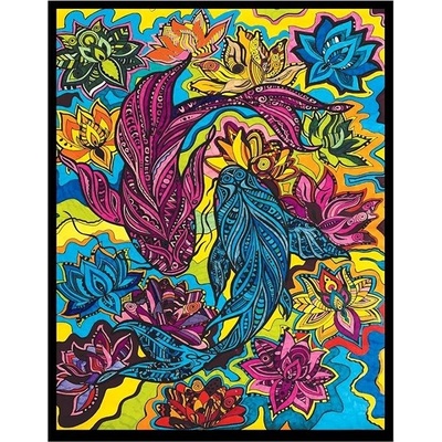 Omaľovánky Colorvelvet Zamatový obrázok Kapor