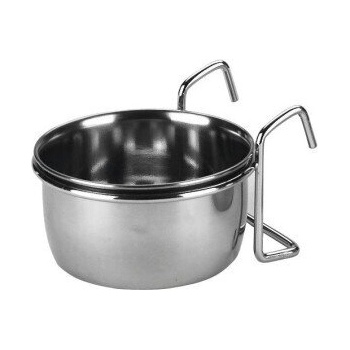 Kerbl Метална купичка за гризачи и птици с поставка 300мл