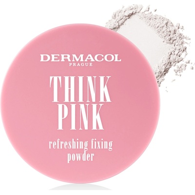 Dermacol Think Pink Refreshing Fixing Powder osvěžující fixační pudr 10 g – Hledejceny.cz