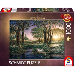 Schmidt Spiele Пъзел Schmidt от 1000 части - Сутрешна магия край езерото (58546)