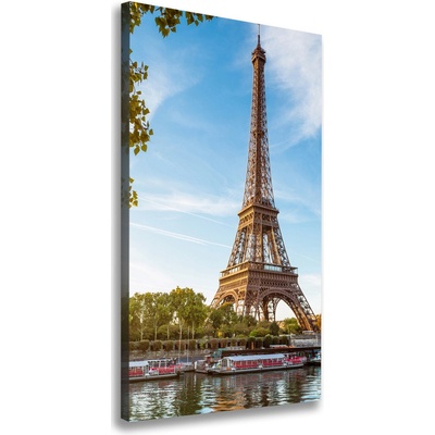 Vertikálny foto obraz na plátne Eiffelová veža Paríž 50x100 cm