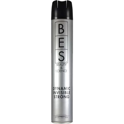 Bes beauty & science Лак за коса със силна фиксация BES Hair Fashion Dynamic Invisible Strong Hair Spray 500 ml