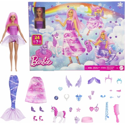 Mattel Barbie Pohádkový adventní kalendář 2023 HVK26