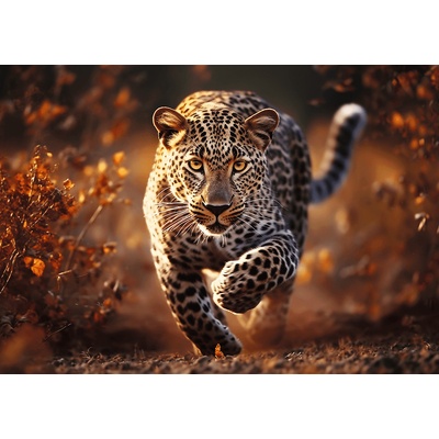TREFL Premium Plus Photo Odyssey Divoký leopard 1000 dielov