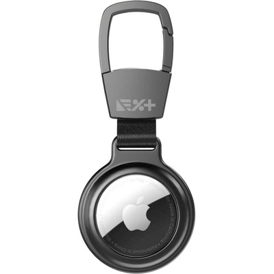 Next One AirTag Magnetic Aluminium Key Carabiner - black ATG-ALU-BLK