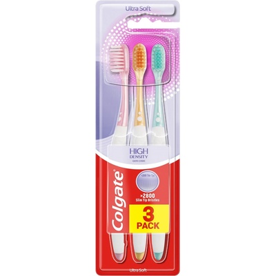 Colgate High Density zubní kartáček měkký 3 ks