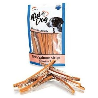 KIDDOG Pochoutka losos v proužku 80 g
