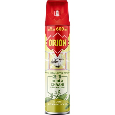Orion Aerosol 2v1 proti létajícímu hmyzu Zelený čaj 600 ml