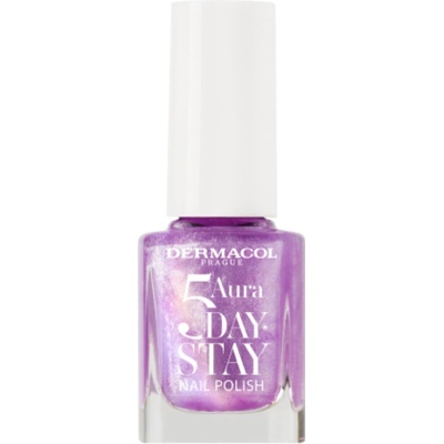 DERMACOL Dlhotrvajúci lak na nechty 5 day stay č.70 aura amethyst 11ml