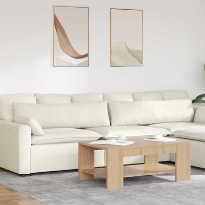 vidaXL Диван възглавници 2 pcs Крем 145 x 40 см Кордюрова тъкан (42013851)