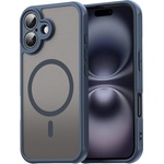Techsuit Калъф за iPhone 16 - HaloFrost II MagSafe - Тъмно Blue (KF2350979)