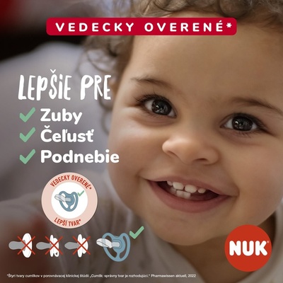 Nuk Space Nights 2ks box modrá
