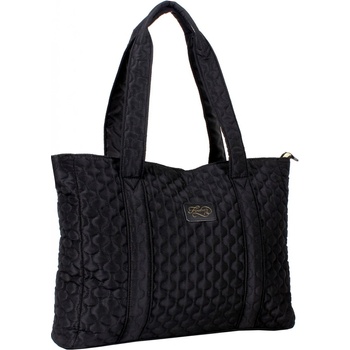Firetrap Quilted Tote Bag black/gold
