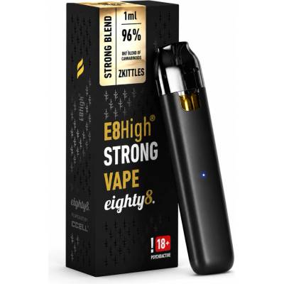 Eighty8 E8High DISPOSABLE VAPE vaporizačné pero Zkittles 1 ml