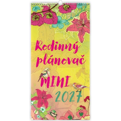 Helma MINI rodinný nástěnný plánovač 22 × 48,5 cm 2027