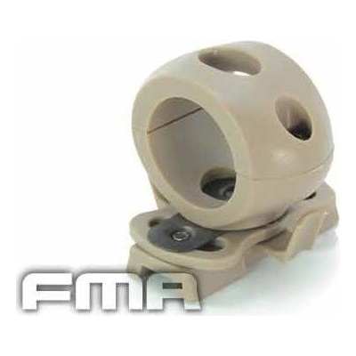 FMA Montáž svítilny pro helmu OPS FAST 25mm Dark Earth