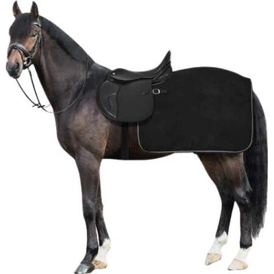 HORZE Bederní deka Kiel fleecová black