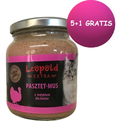 Leopold Pate Mousse s morčacím mäsom 6 x 300 g