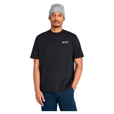 Тениска Timberland Rugged Active Gear Back Graphic short sleeve T-shirt - Black (Black / Dark Wheatboot)