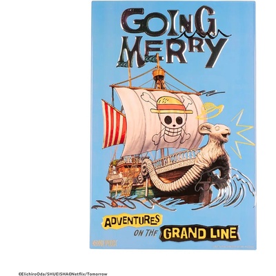 Moriarty Art Project Hliníková cedule The Grand Line, One Piece