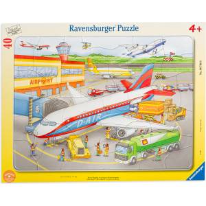 Ravensburger Пъзел Ravensburger от 40 части - Летище (6700) - baby