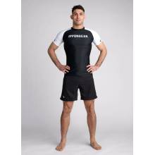 Rashguard funkčné tričko IpponGear Ranked krátke rukávy White