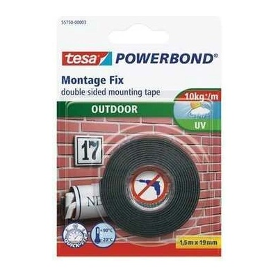 Tesa Powerbond Lepiaca páska obojstranná pre exteriér 19 mm x 1,5 m