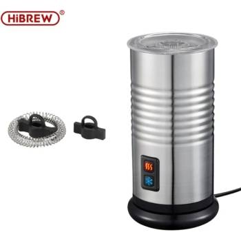 HiBREW Машина за разпенване на мляко HiBREW M1, 500W, Миксер за студено и топло лате капучино, Автоматичен нагревател за мляко (M1)