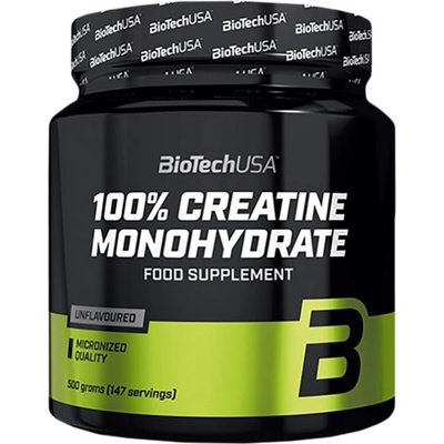 BioTechUSA 100% Creatine Monohydrate Powder | Unflavored [500 грама]