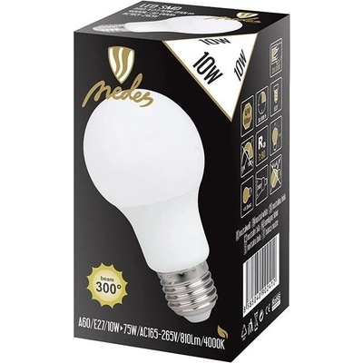 Nedes ZLS582 LED E27 9W/A60/300/4000K neutrálna biela