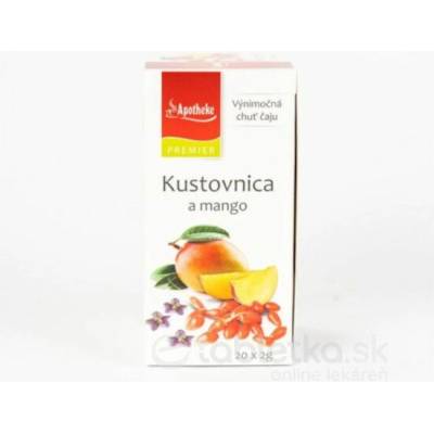 Apotheke PREMIER SELECTION Kustovnica a mango 20 x 2 g