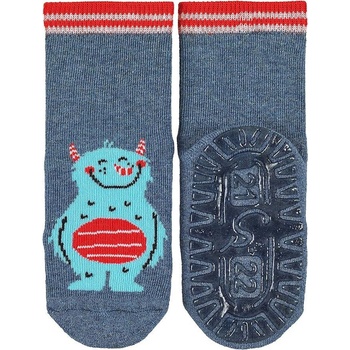 Sterntaler Детски чорапи със силикон FLI AIR, сини, Sterntaler