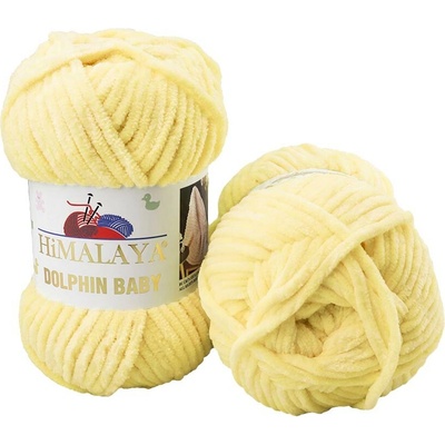 Himalaya příze Dolphin Baby 80383 pastelově žlutá