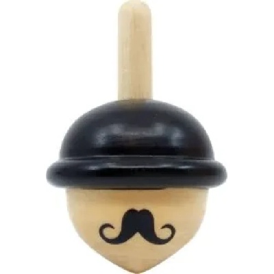 Svoora Детска играчка Svoora - Господинът, дървен пумпал Spinning Hats (13010)