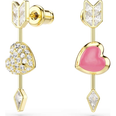 Swarovski Oboustranné náušnice Amorův šíp s krystaly Idyllia 5737295
