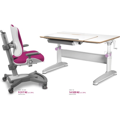 Mayer Dětský set židle + stůl MyChamp Expert růžový