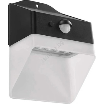EMOS Led соларен стенен фенер lumi led/3, 7w ip65 сензор черен (ems1186)