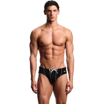 Giorgio Armani Бански гащета Emporio armani EM000685_AF20445 swimming brief - Black (Pinstripe Blac-Cream)