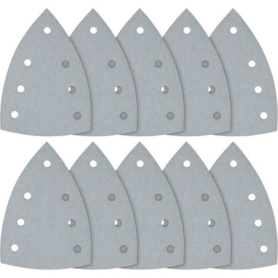 Brúsny papier 100 x 150 mm tvar trojuholníka (suchý zips, 7 otvorov) MAKITA E-23444