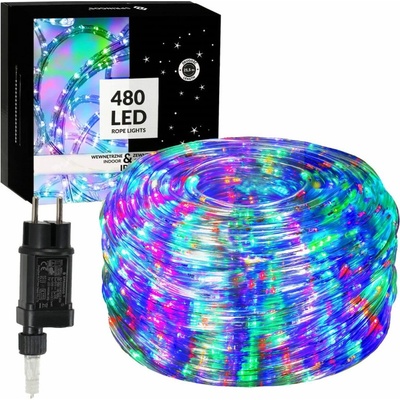 SPRINGOS LED světelná hadice - 20m, 480LED, 8 funkcí, paměť, IP44, multicolor CL4118-XG
